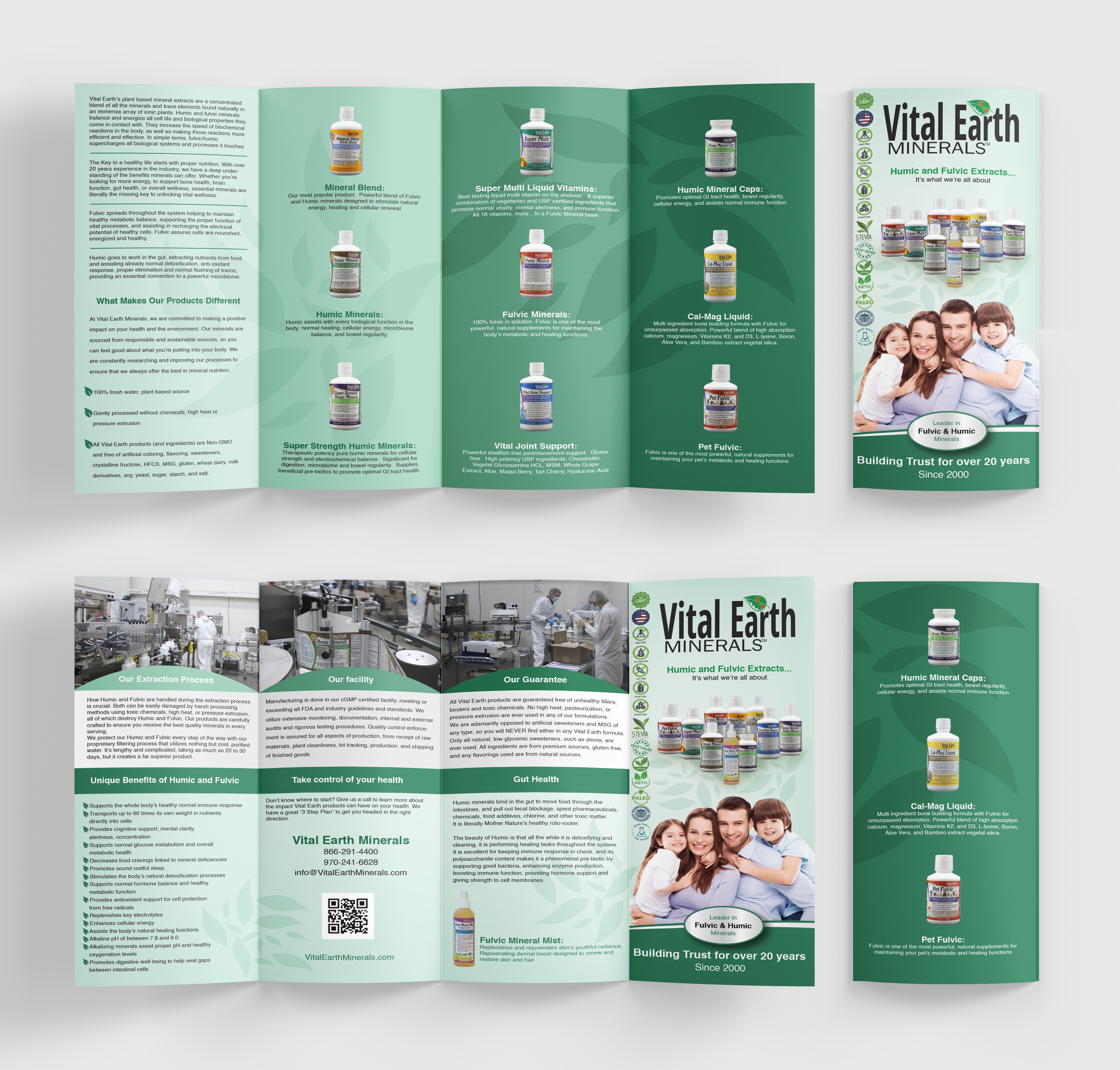 Brochure Design by saurov for Vital Earth Minerals | Design #30057052