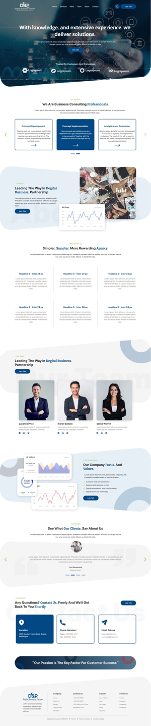 Web-Design von amar achouri für Digital Business Partner Nordic AB | Design: #30118786