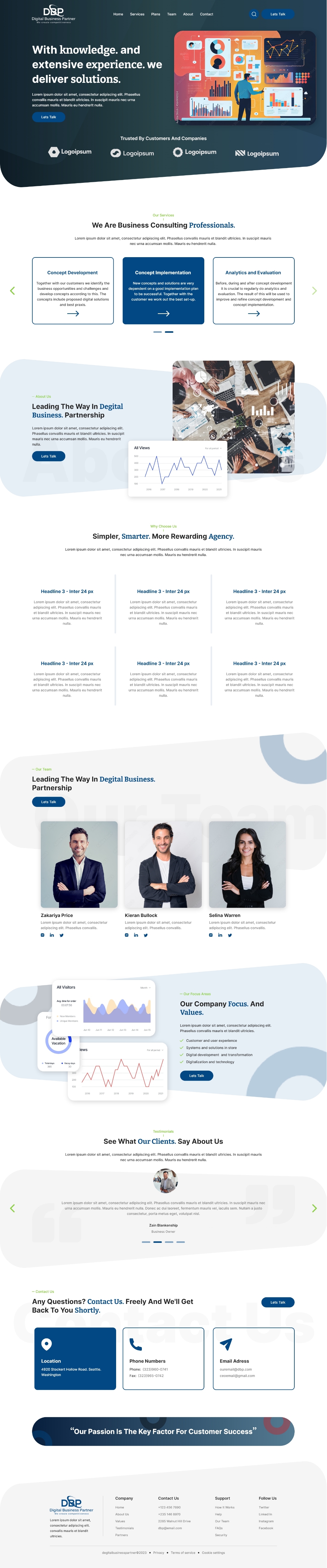 Web-Design von amar achouri für Digital Business Partner Nordic AB | Design #30118787