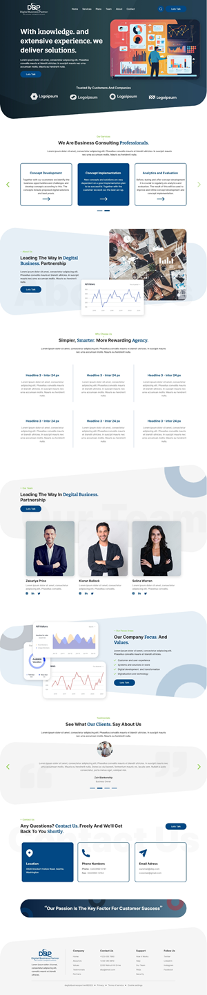 Web-Design von amar achouri für Digital Business Partner Nordic AB | Design: #30118787