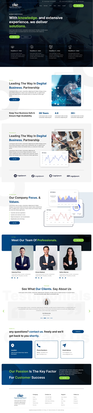 Web-Design von amar achouri für Digital Business Partner Nordic AB | Design: #30120270