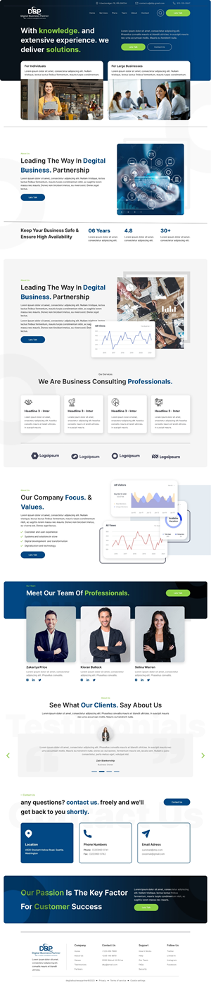 Web-Design von amar achouri für Digital Business Partner Nordic AB | Design: #30121947