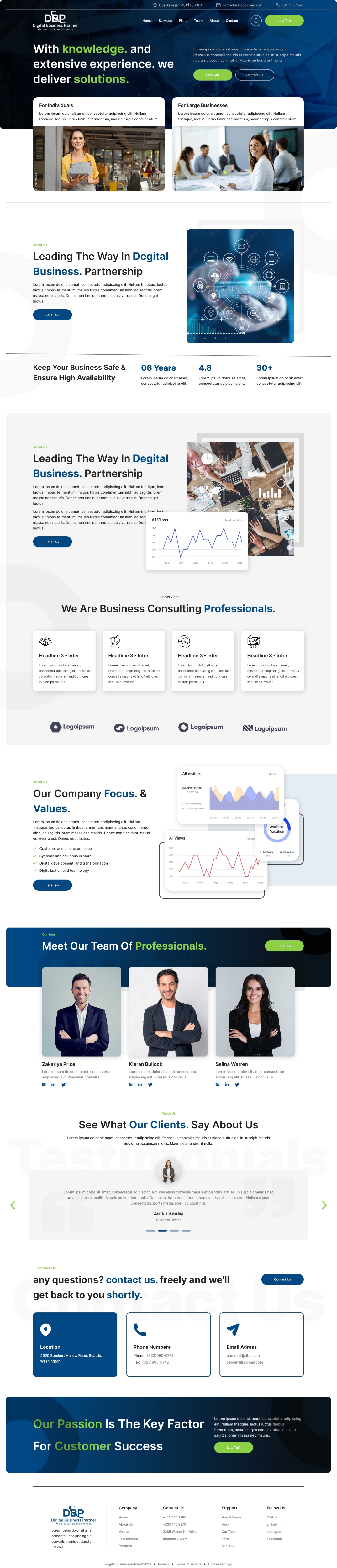 Diseño Web por amar achouri para Digital Business Partner Nordic AB | Diseño #30121961