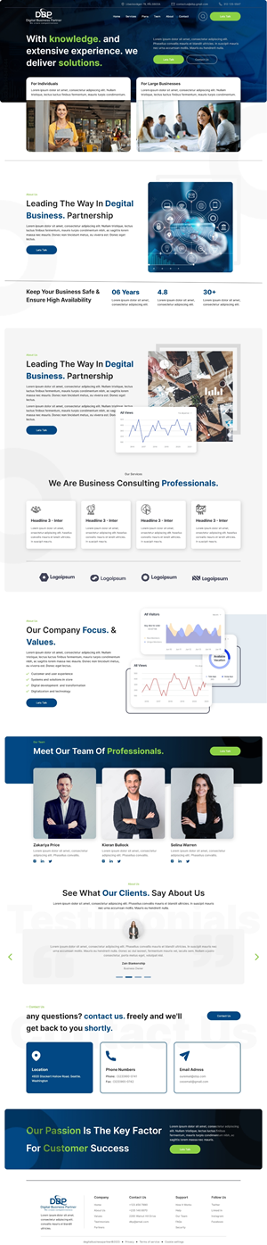 Web-Design von amar achouri für Digital Business Partner Nordic AB | Design: #30121961