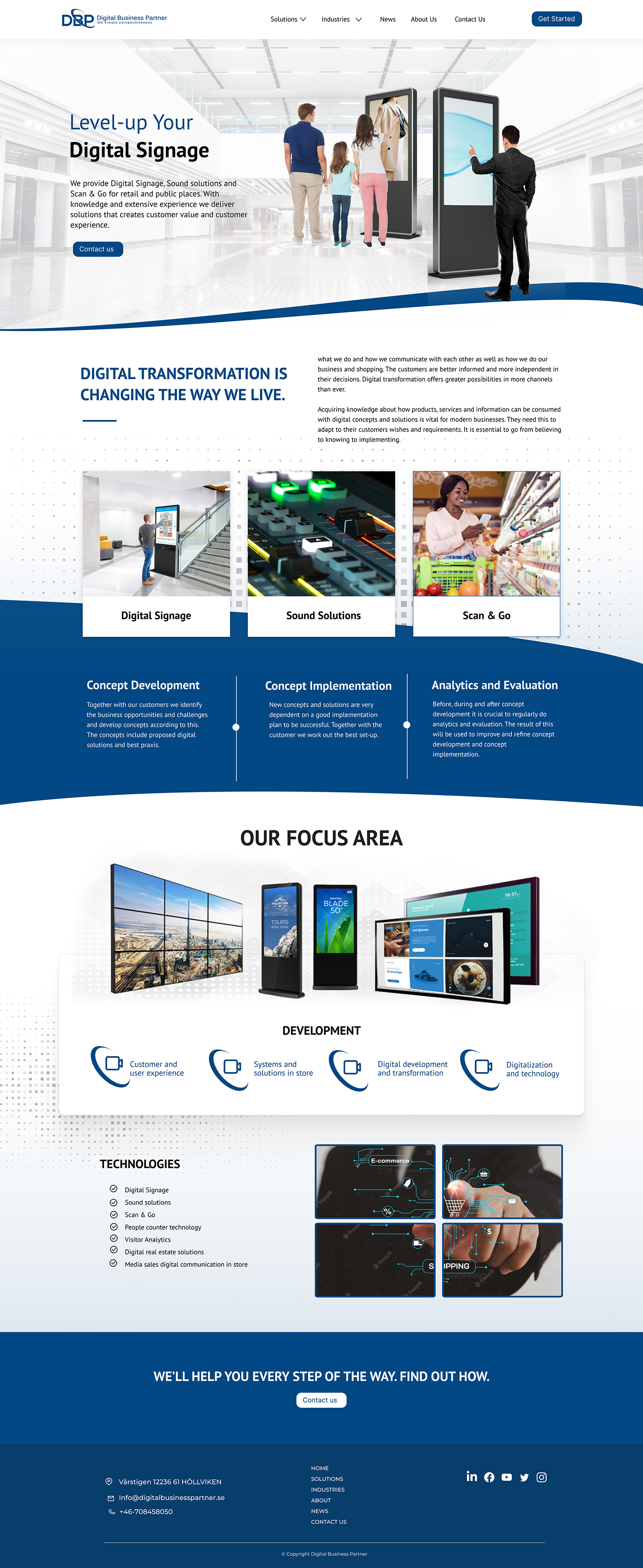 Web-Design von DeriMH für Digital Business Partner Nordic AB | Design #30141435