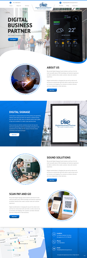 Diseño Web por pb para Digital Business Partner Nordic AB | Diseño: #30075548