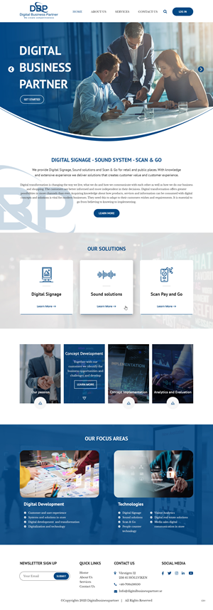 Diseño Web por pb para Digital Business Partner Nordic AB | Diseño: #30092991