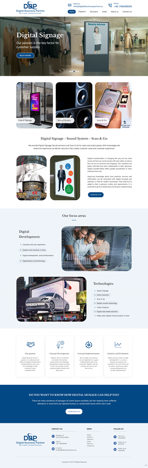 Diseño Web por pb para Digital Business Partner Nordic AB | Diseño: #30092997