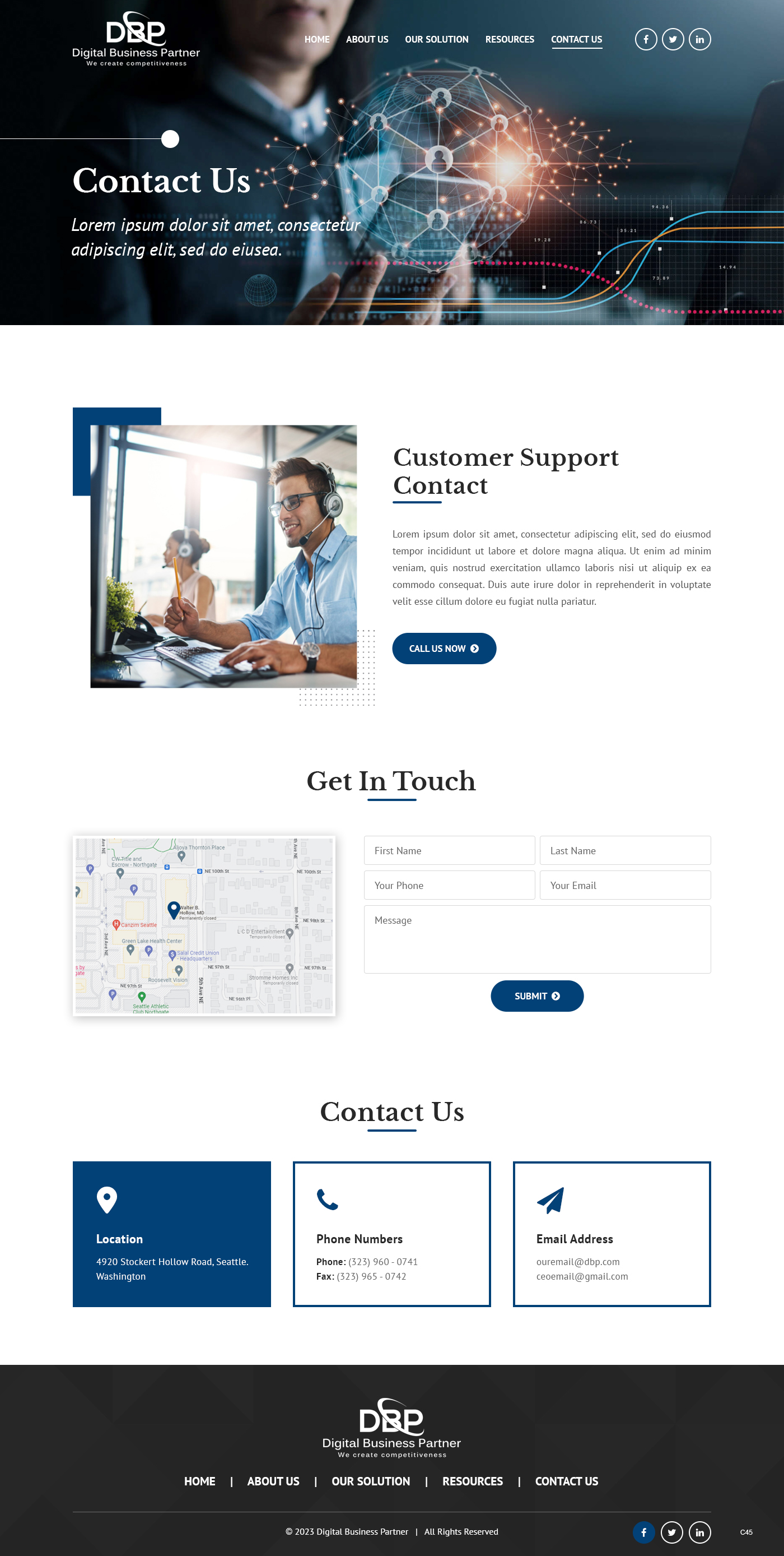 Web Design by pb for Digital Business Partner Nordic AB | Design #30361285