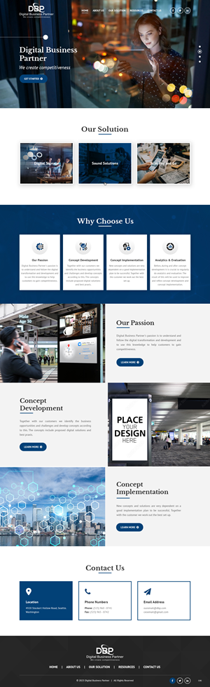Web-Design von pb für Digital Business Partner Nordic AB | Design #30361286