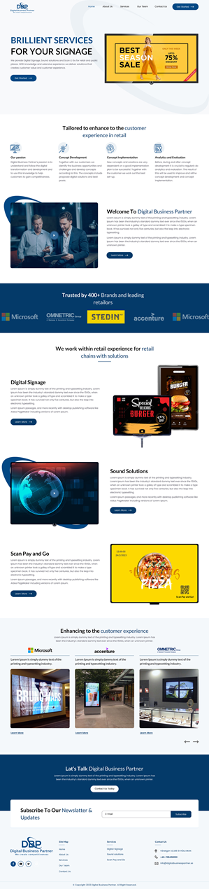 Diseño Web por rightway para Digital Business Partner Nordic AB | Diseño: #30066943