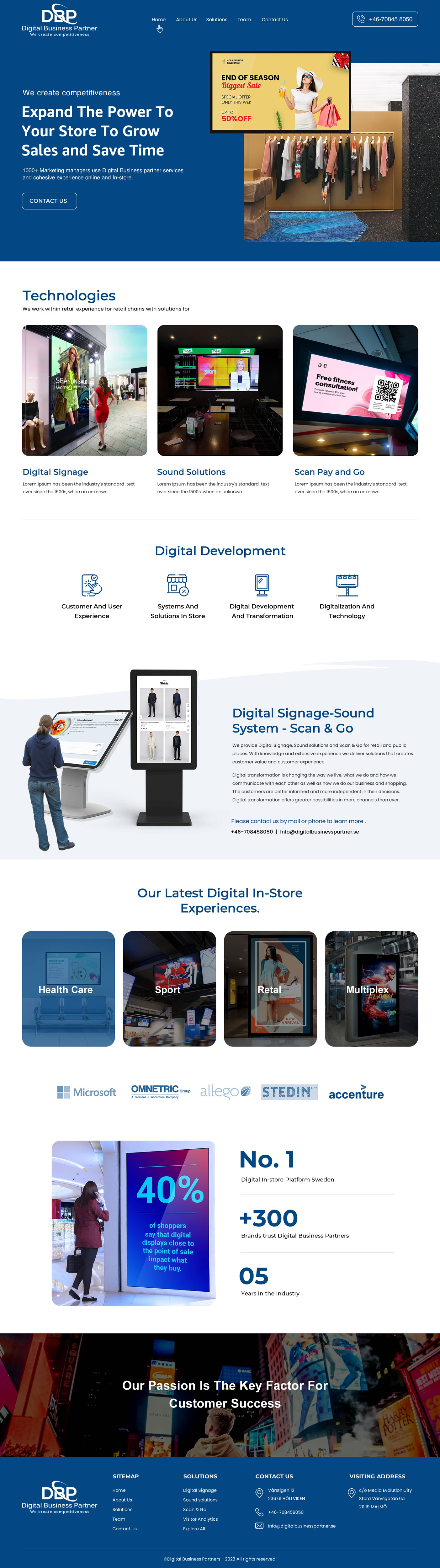 Diseño Web por rightway para Digital Business Partner Nordic AB | Diseño #30134213