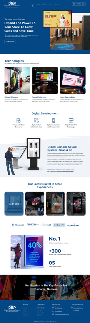 Diseño Web por rightway para Digital Business Partner Nordic AB | Diseño: #30134213