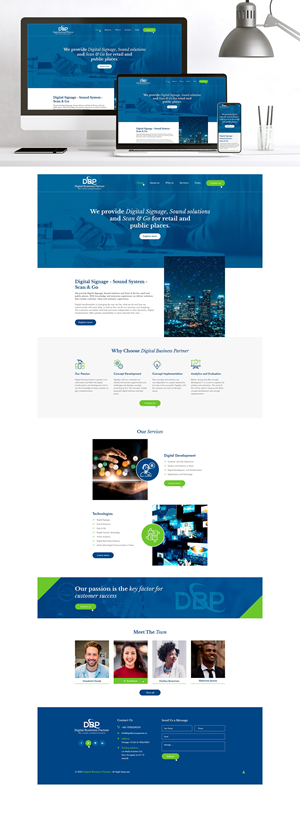 Web-Design von Ved Web Services für Digital Business Partner Nordic AB | Design #30068839