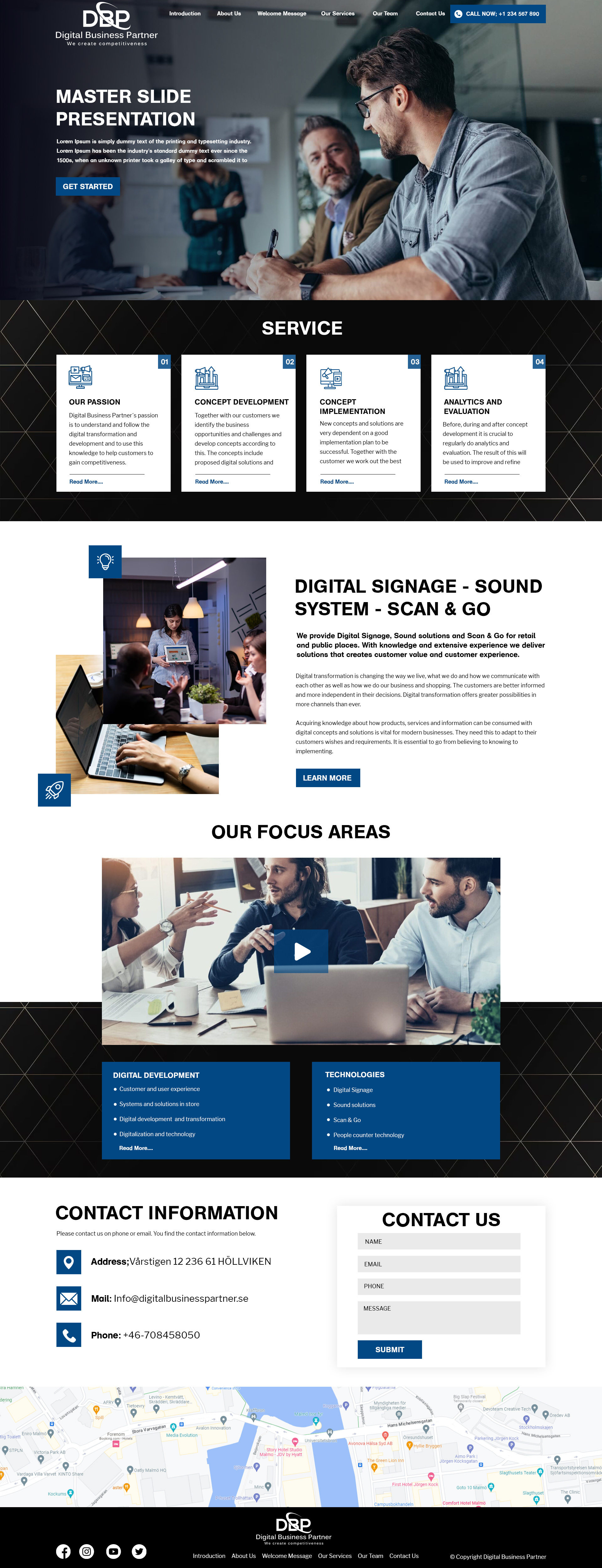 Web Design by creative.bugs for Digital Business Partner Nordic AB | Design #30061373