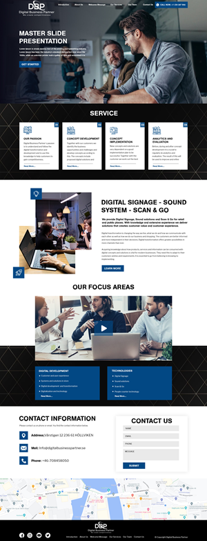 Diseño Web por creative.bugs para Digital Business Partner Nordic AB | Diseño: #30061373