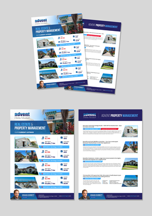 Flyer Design by debdesign for Advent Real Estate | Design: #30060402