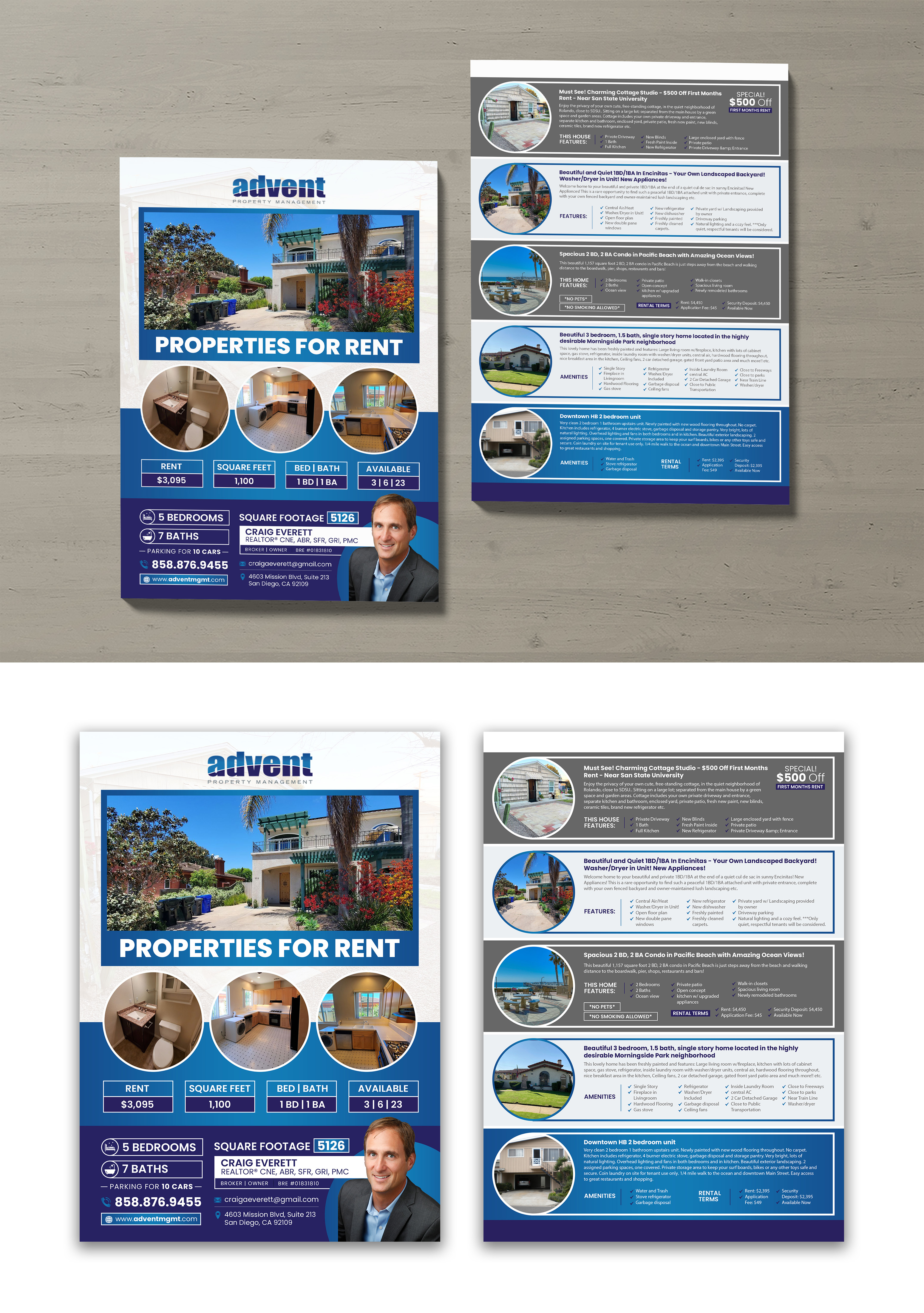 Flyer-Design von debdesign für Advent Real Estate | Design #30060860