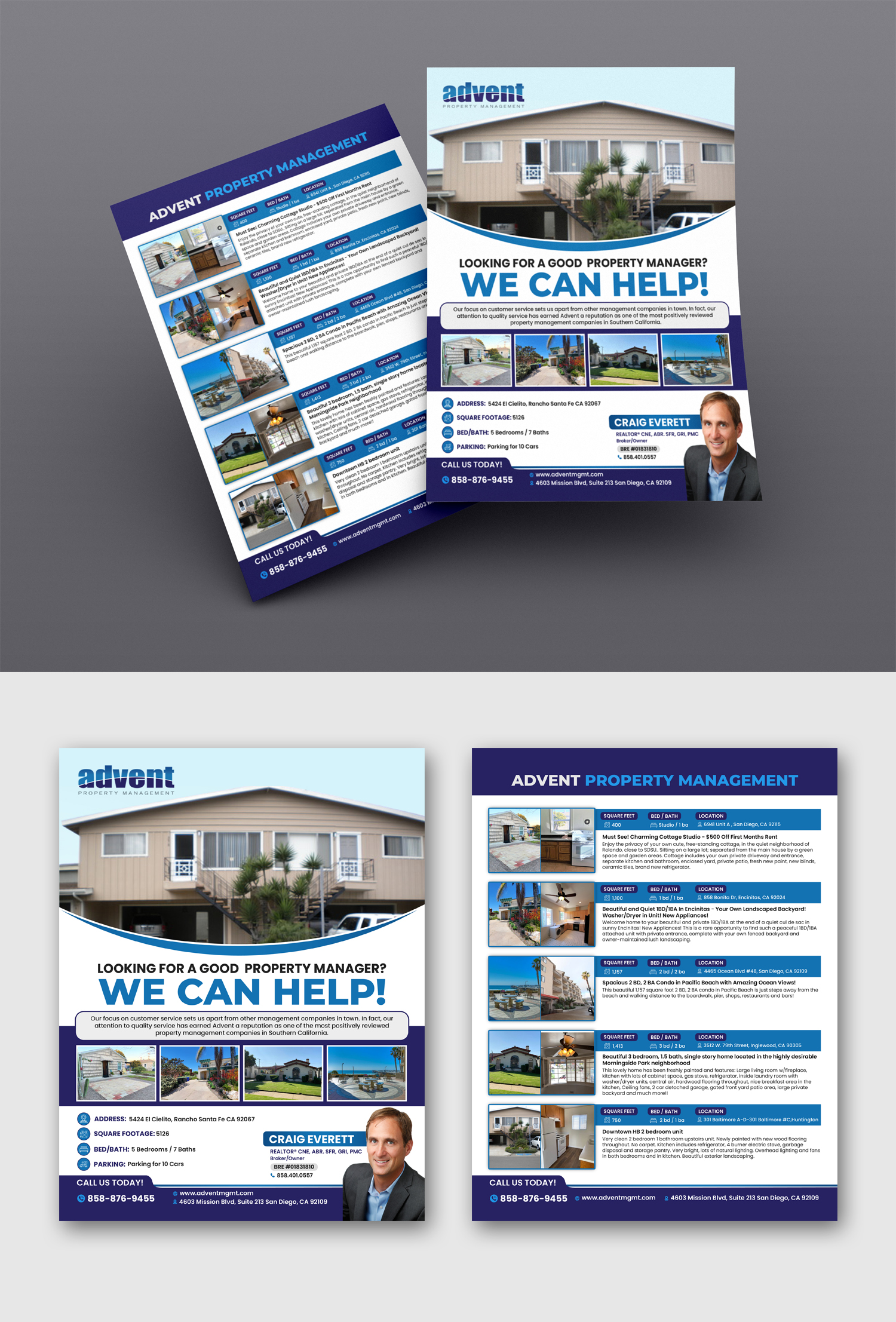 Flyer-Design von debdesign für Advent Real Estate | Design #30061244