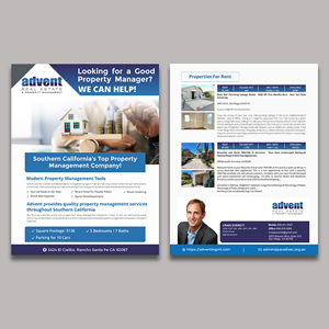 Flyer Design by OwnDesign for Advent Real Estate | Design: #30059488