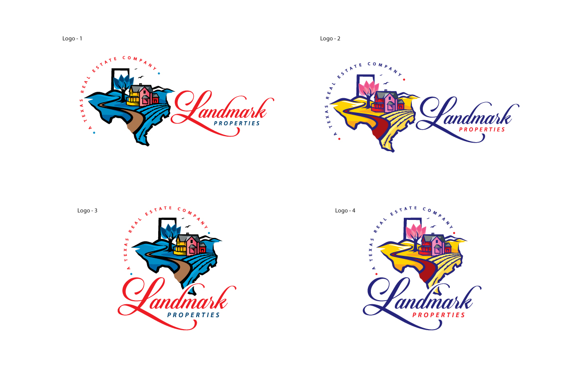 Logo Design by Logo Stock for Landmark Properties | Design #30065542