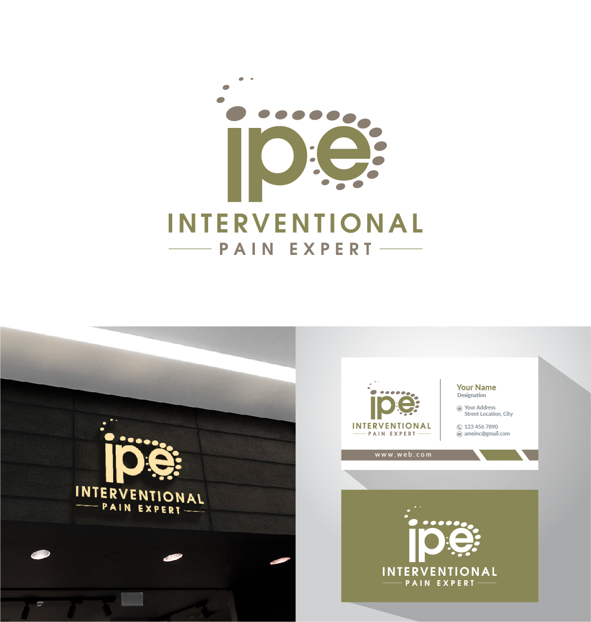 Logo Design by Deziners Zone for Interventional Pain Expert | Design #30067840
