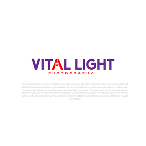 Logo Design by Abdul 20 for Vital Light Photography | Design: #30058335