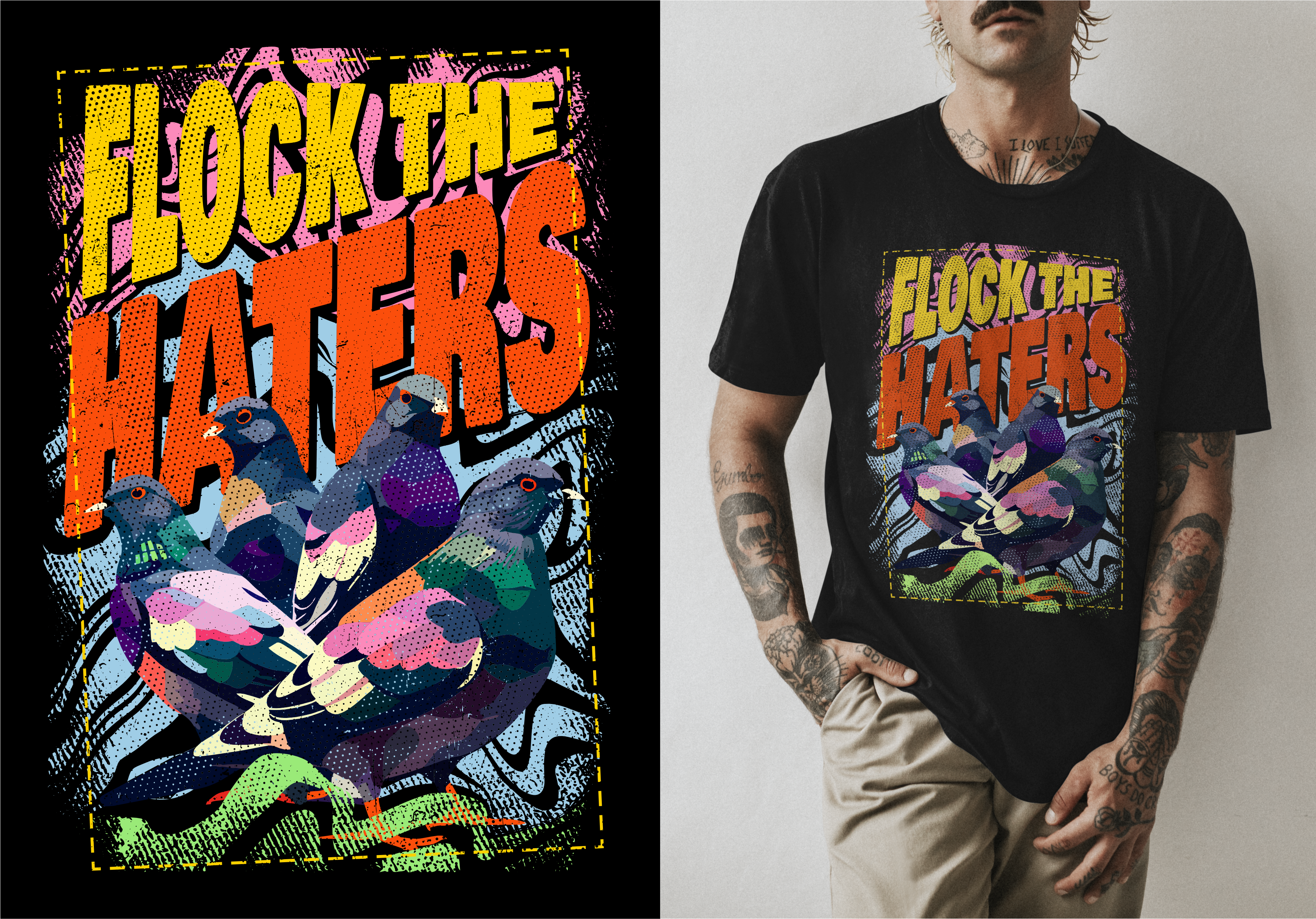 T-shirt Design by DoppelGanger Studio for this project | Design #30060264