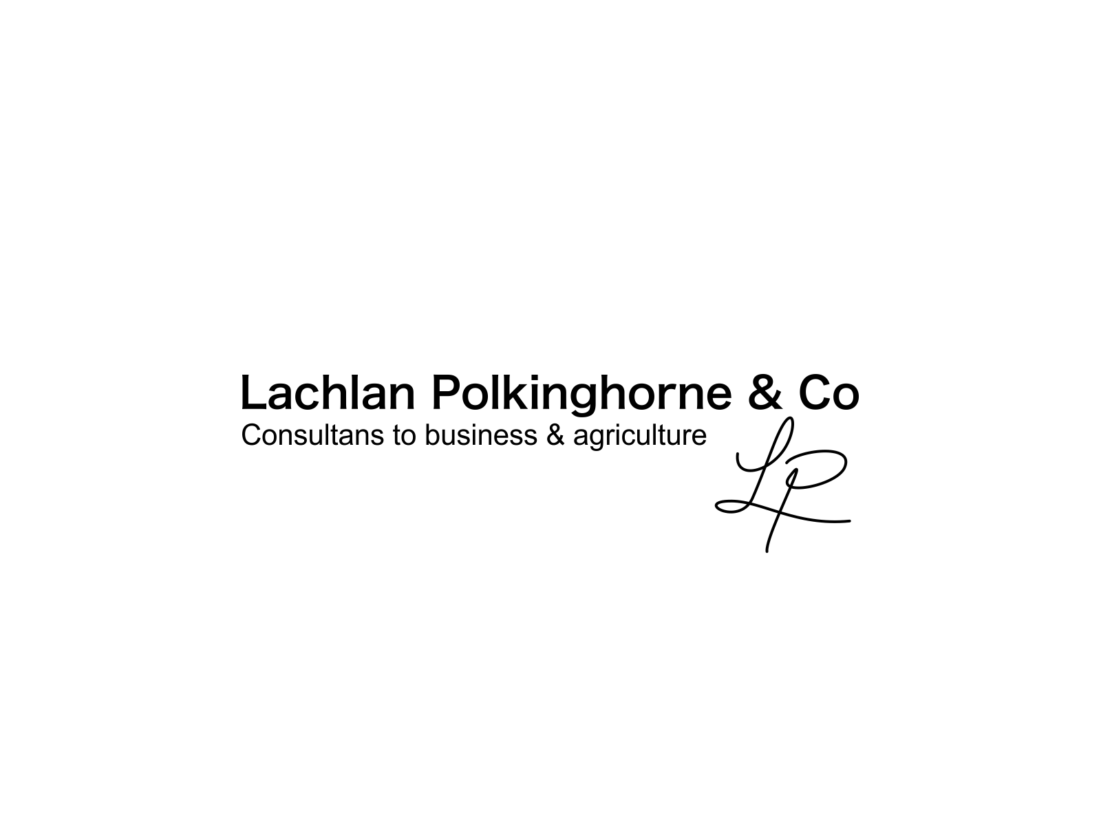 Logo Design by HADE DESAIN for Lachlan Polkinghorne @ Co | Design #30064080