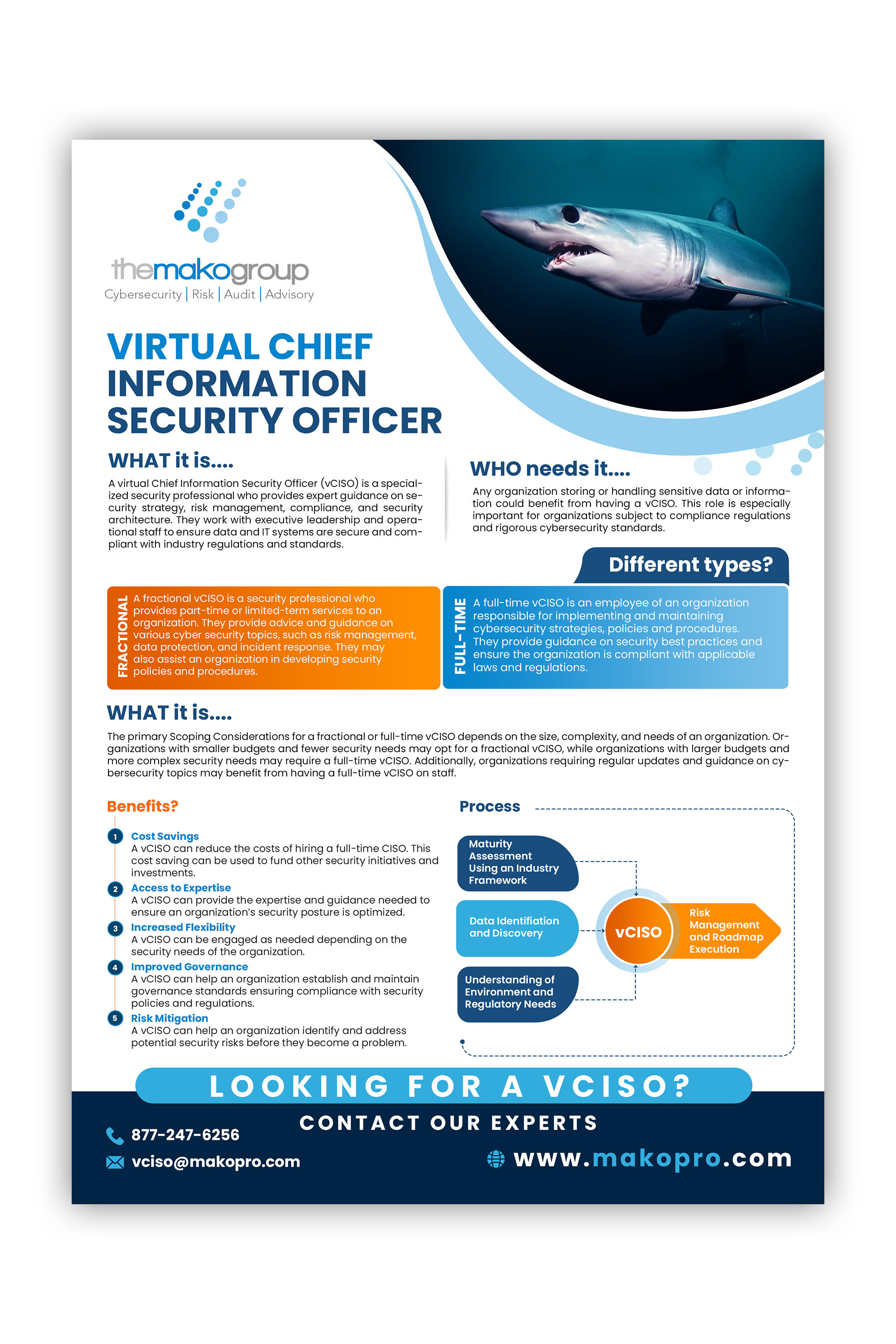 Design de Flyer par debdesign pour The Mako Group | Design #30115927