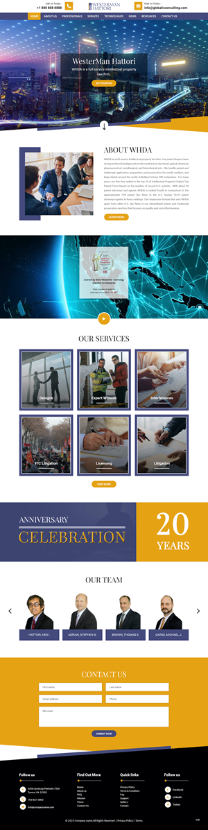 Web Design by pb for Inherent, Inc. | Design: #30093073
