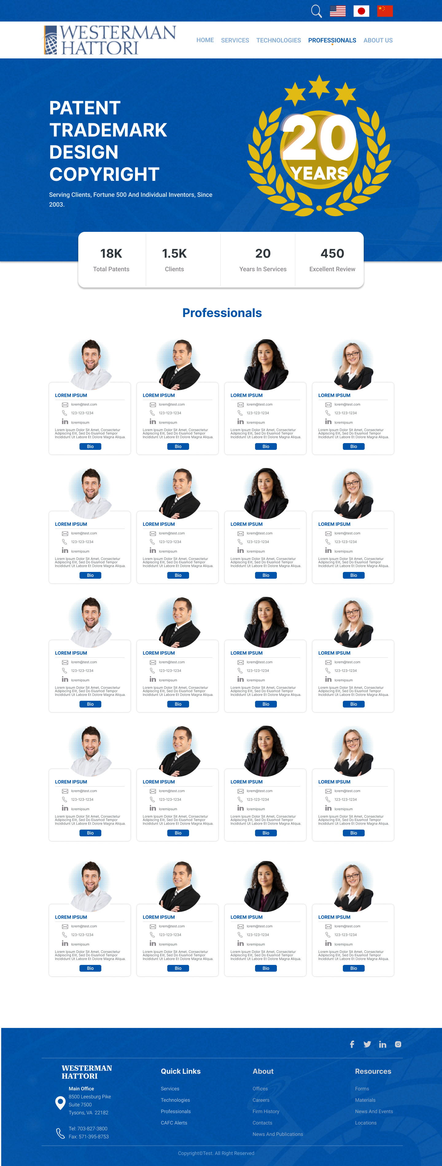 Web Design by m@n for Inherent, Inc. | Design #30081987