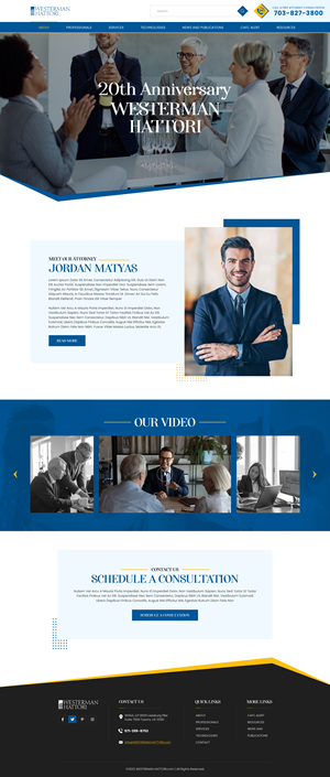 Web Design by IRSHAD_786 for Inherent, Inc. | Design: #30099072