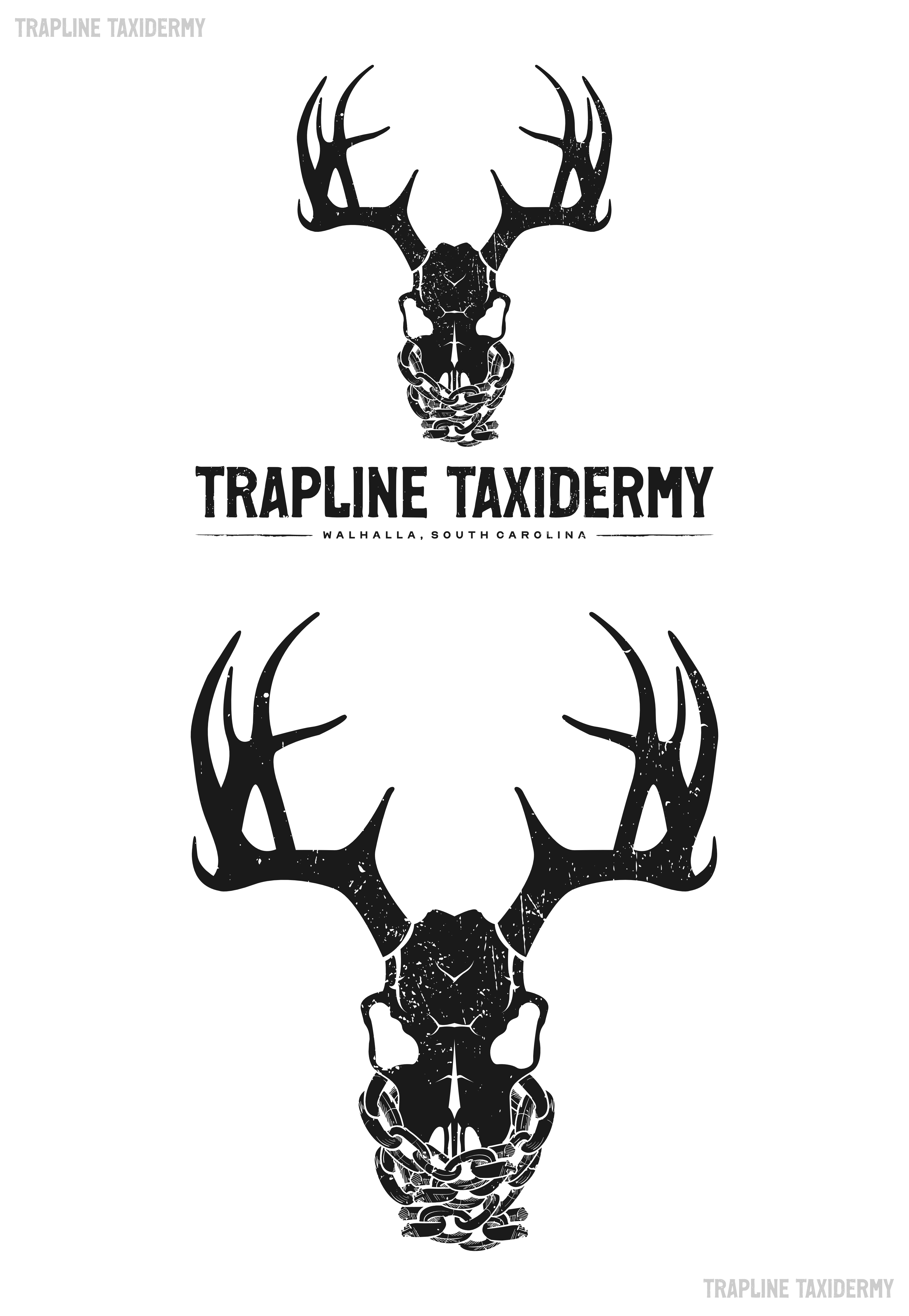 Logo Design by DoppelGanger Studio for Trapline Taxidermy SC | Design #30065825
