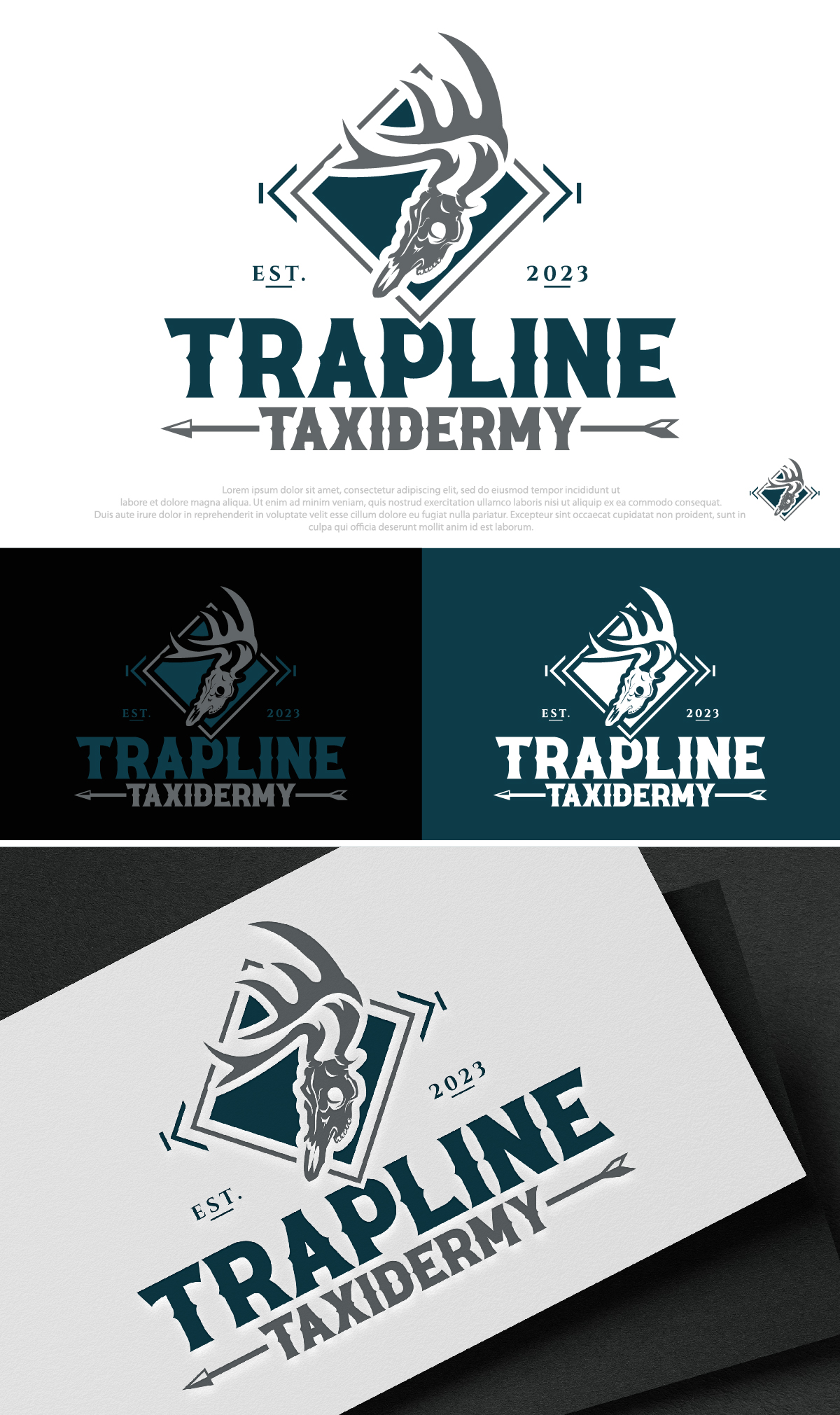 Design de Logo par DesignLima pour Trapline Taxidermy SC | Design #30067328