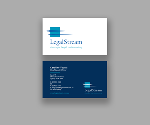 Business Card Design by Andrés Sebastián for LegalStream Australia Pty Ltd | Design: #30068756