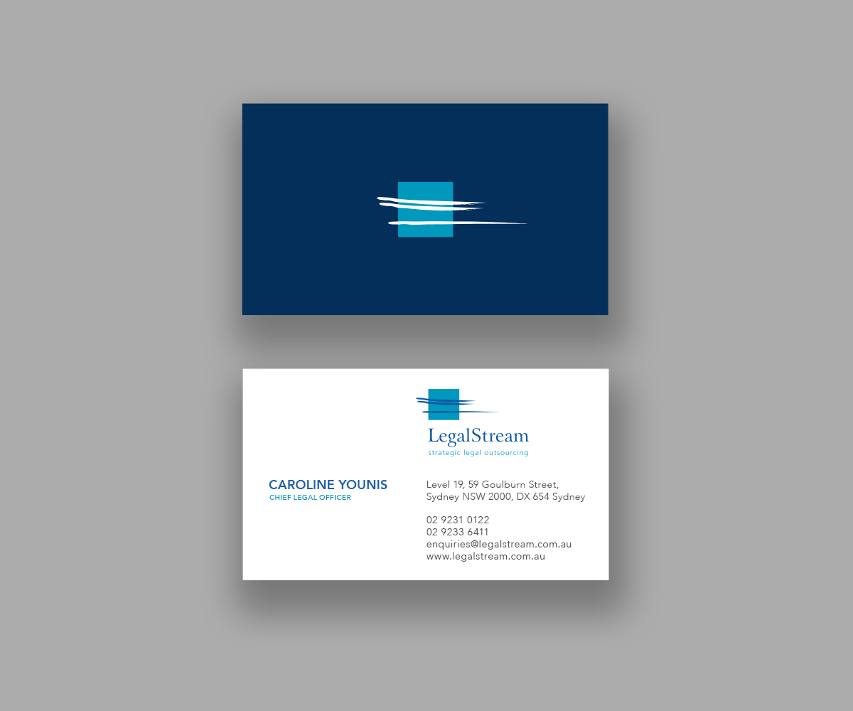 Business Card Design by Andrés Sebastián for LegalStream Australia Pty Ltd | Design #30069818