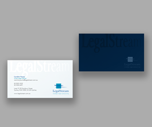 Business Card Design by Andrés Sebastián for LegalStream Australia Pty Ltd | Design: #30070139