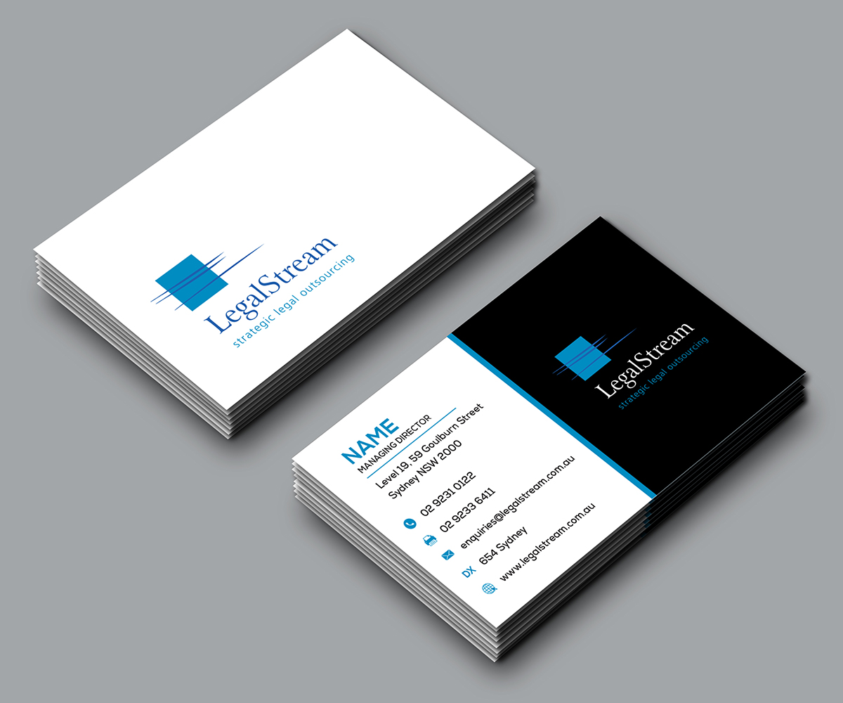 Business Card Design by ninja design art for LegalStream Australia Pty Ltd | Design #30065220