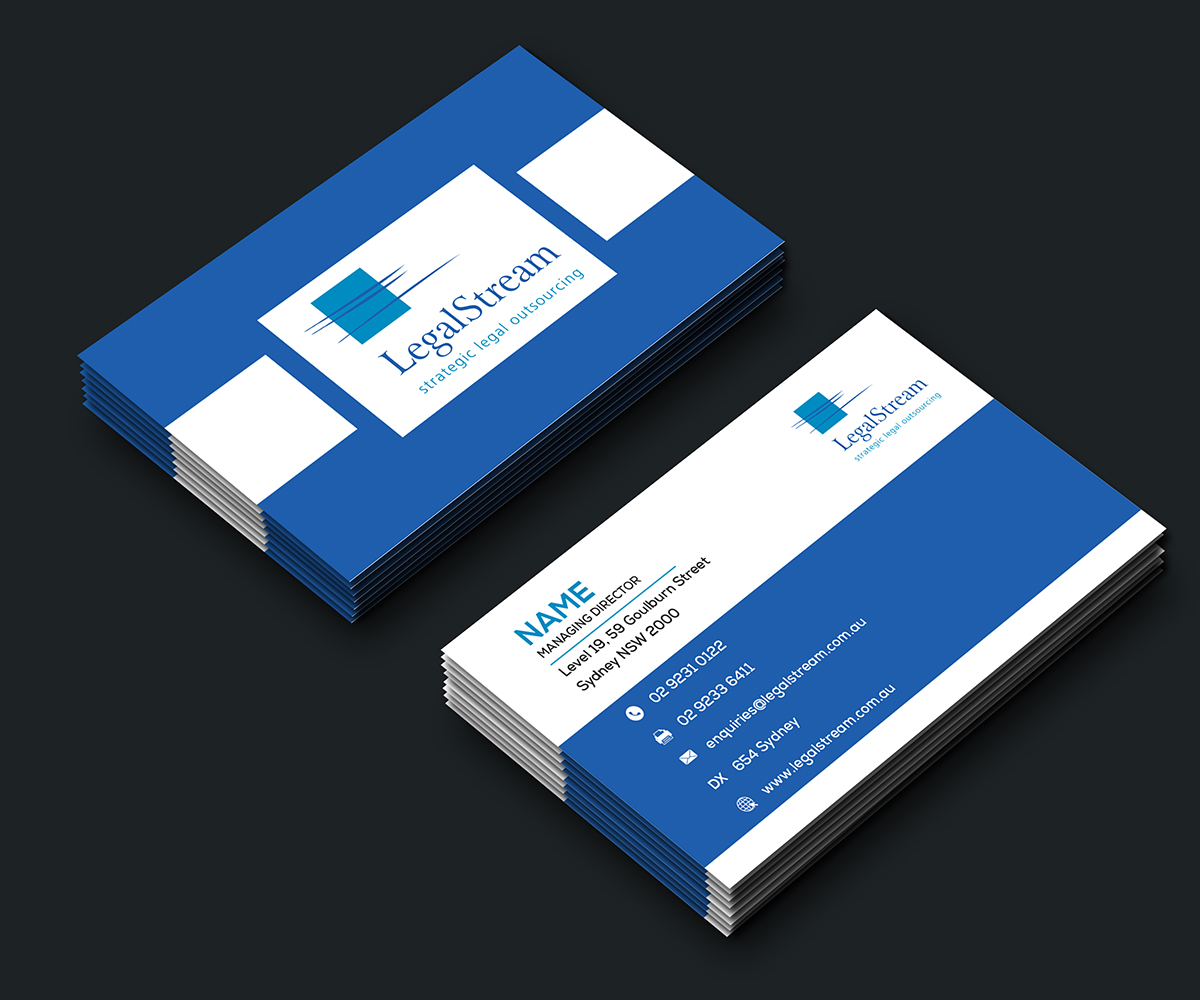 Business Card Design by ninja design art for LegalStream Australia Pty Ltd | Design #30065277