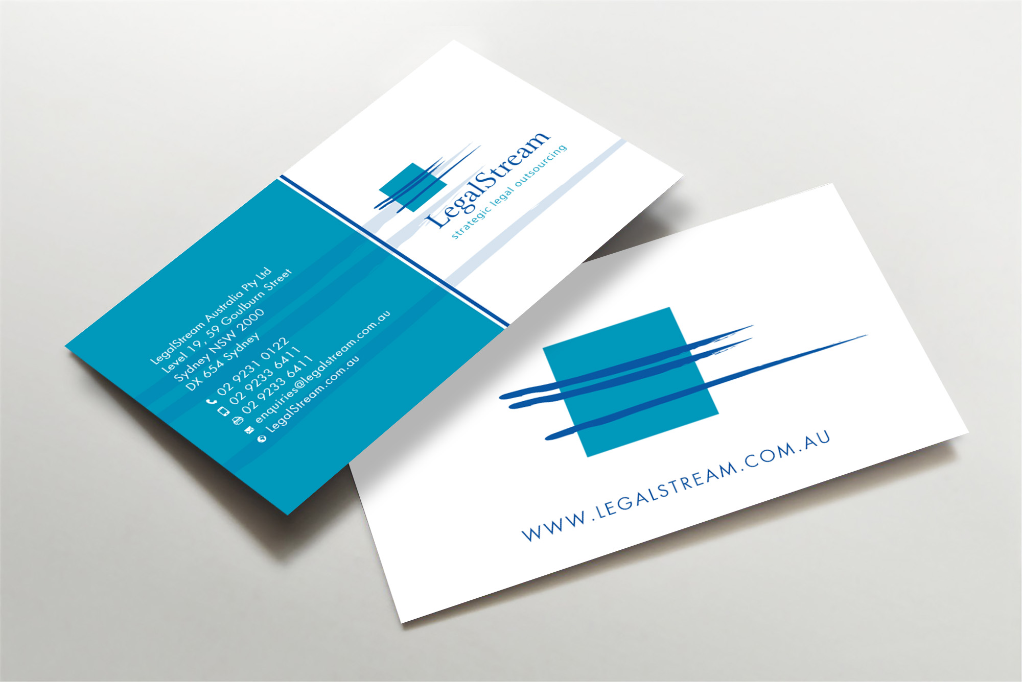 Business Card Design by Sun Moon Graphic Designer for LegalStream Australia Pty Ltd | Design #30066248