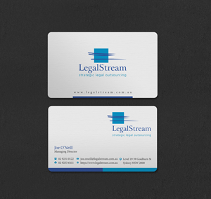 Business Card Design by INDIAN_Ashok for LegalStream Australia Pty Ltd | Design: #30067184