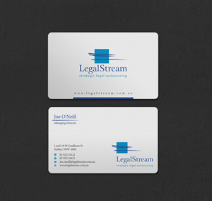 Business Card Design by INDIAN_Ashok for LegalStream Australia Pty Ltd | Design: #30067187