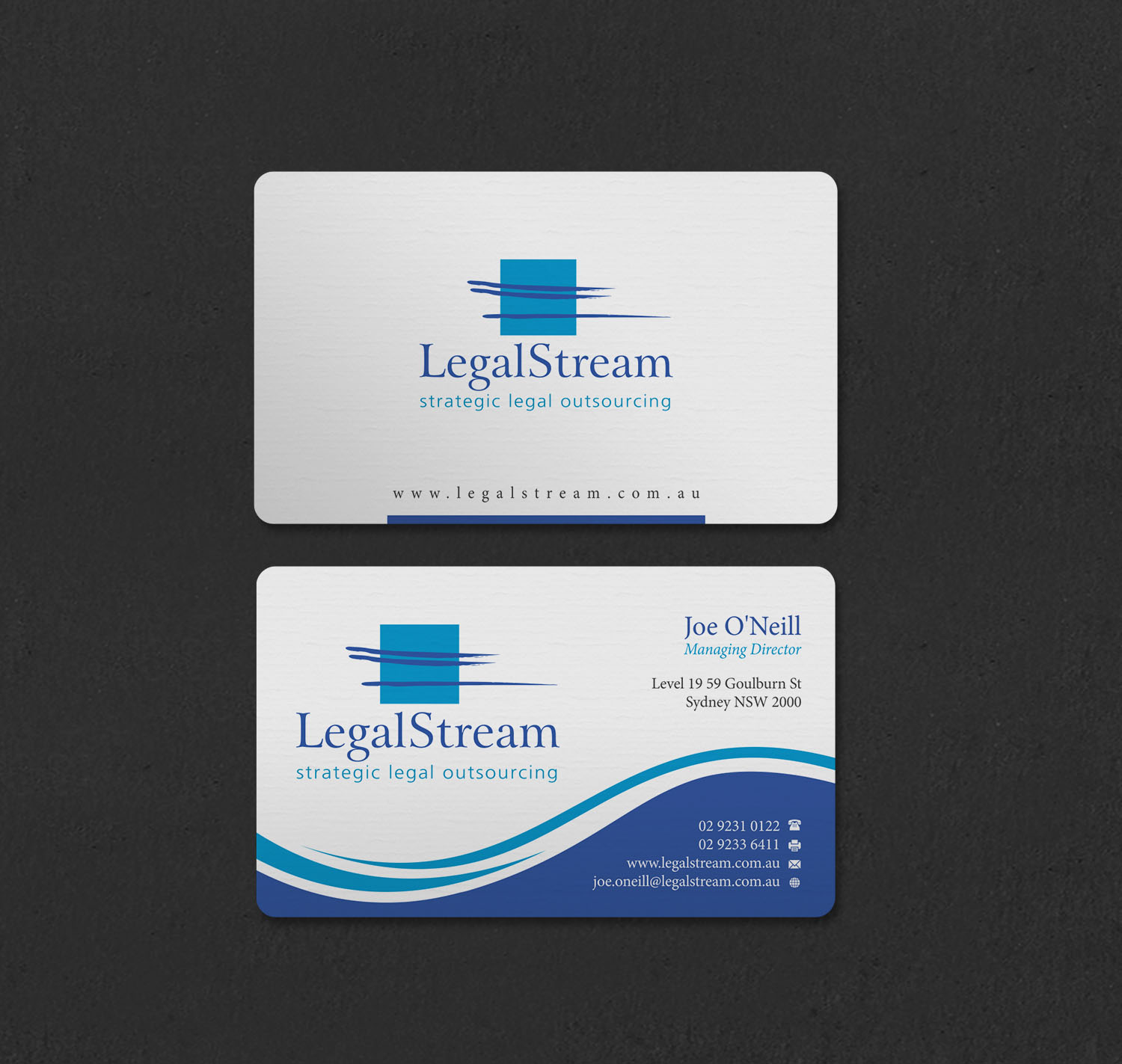 Business Card Design by INDIAN_Ashok for LegalStream Australia Pty Ltd | Design #30067190