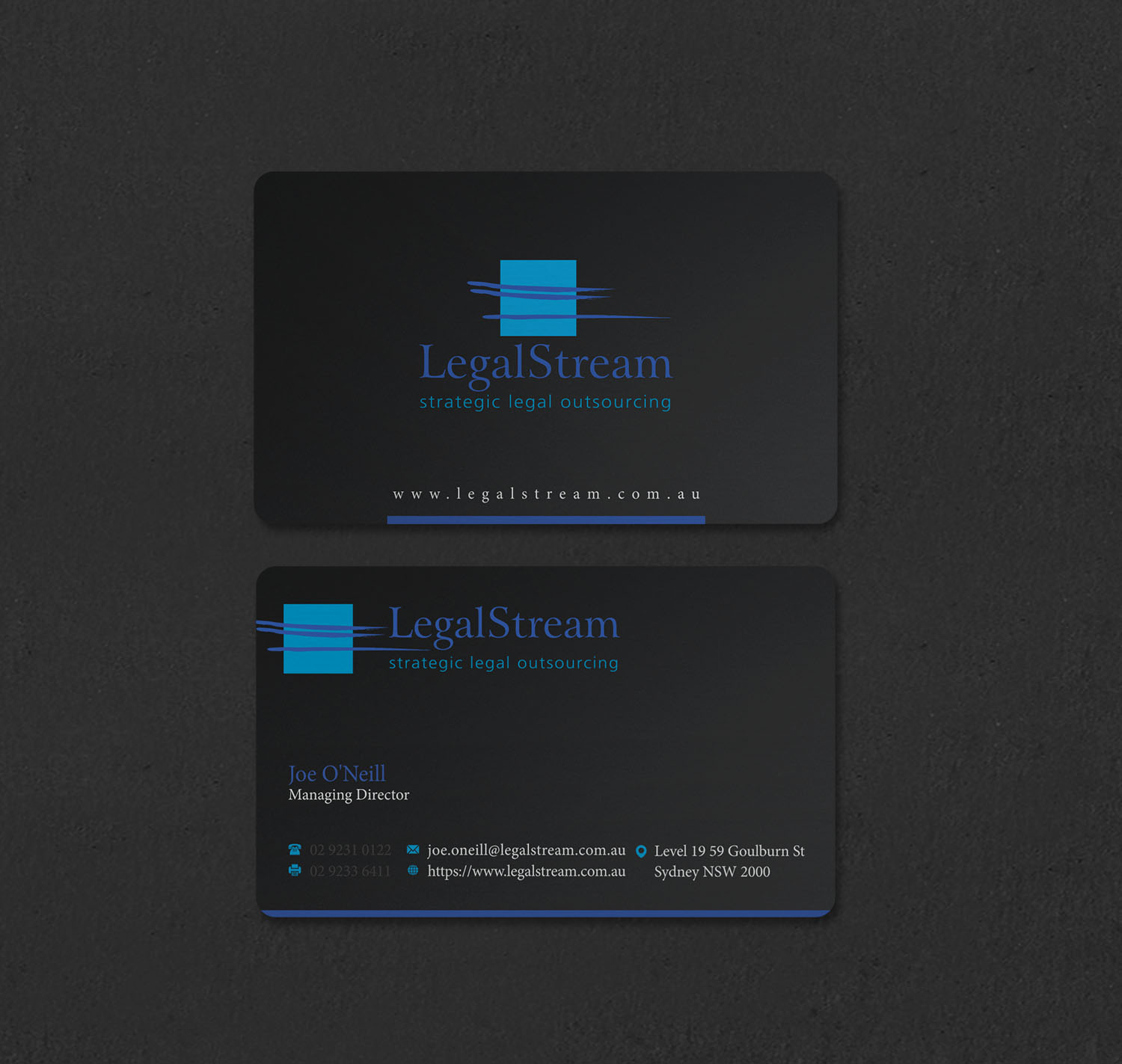 Business Card Design by INDIAN_Ashok for LegalStream Australia Pty Ltd | Design #30067197