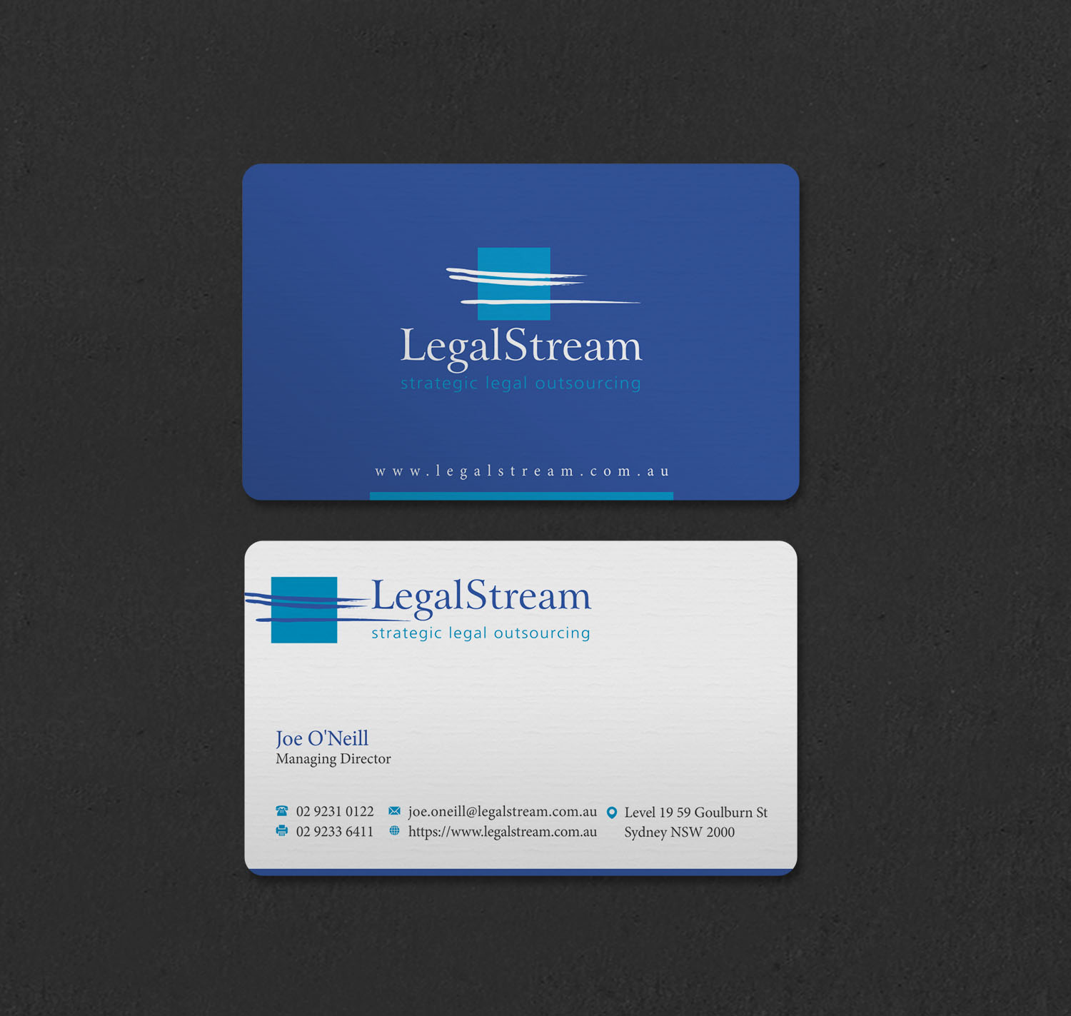 Business Card Design by INDIAN_Ashok for LegalStream Australia Pty Ltd | Design #30067200
