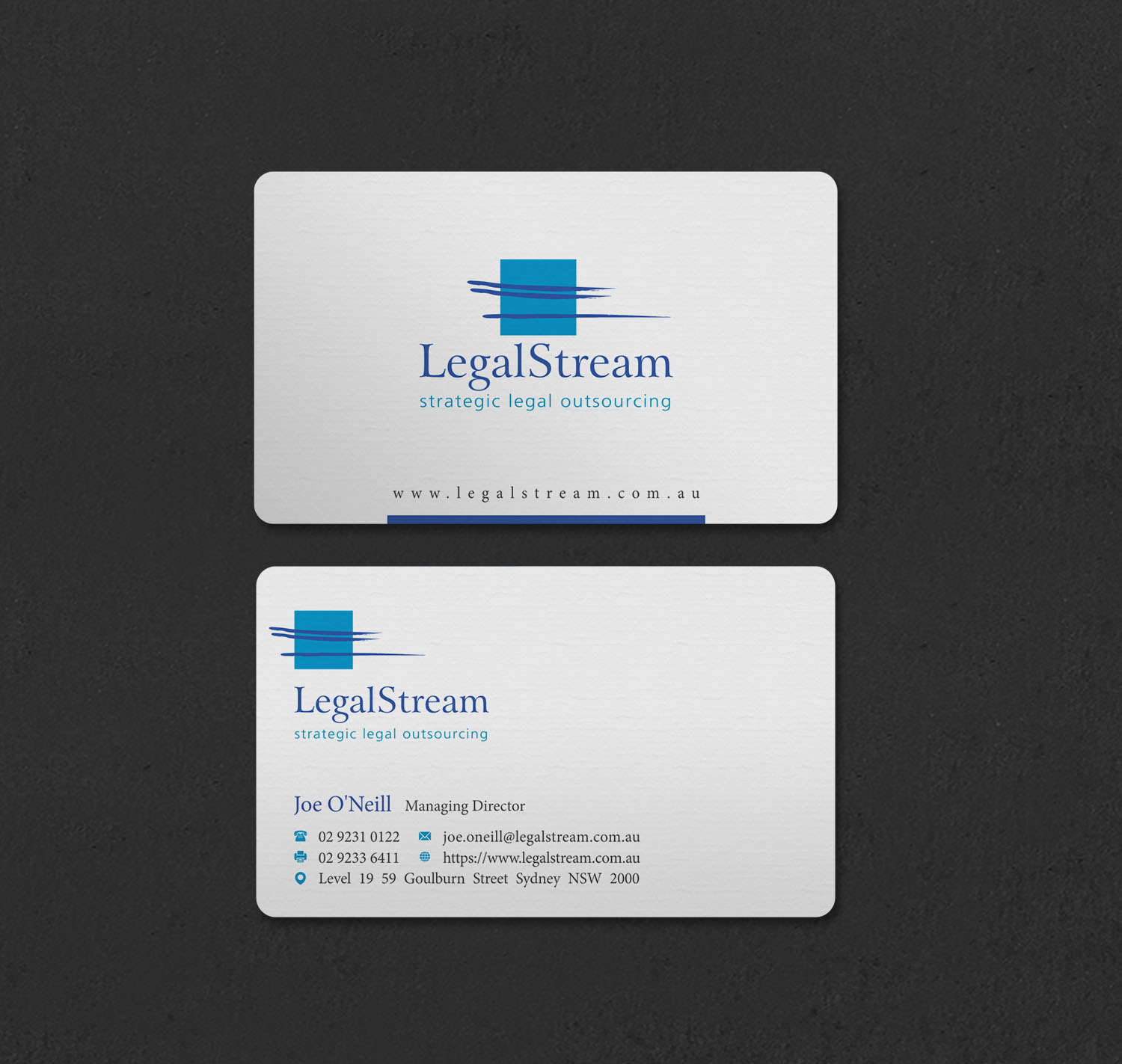 Business Card Design by INDIAN_Ashok for LegalStream Australia Pty Ltd | Design #30067207