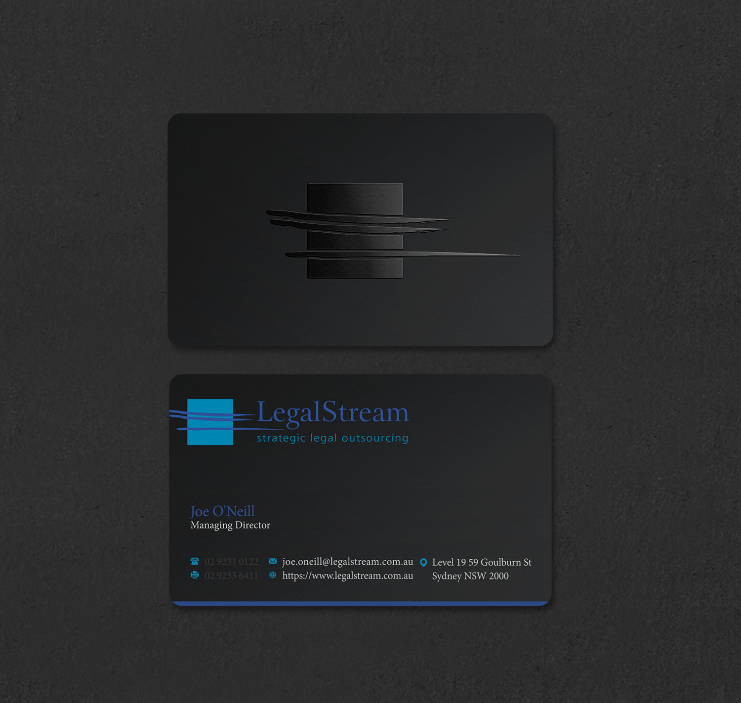 Business Card Design by INDIAN_Ashok for LegalStream Australia Pty Ltd | Design #30067217