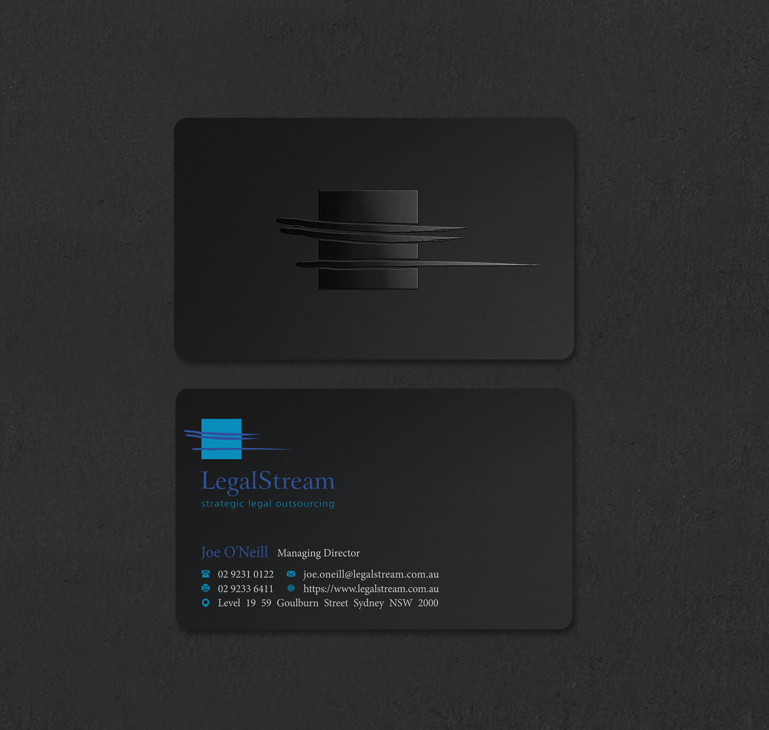 Business Card Design by INDIAN_Ashok for LegalStream Australia Pty Ltd | Design #30067222