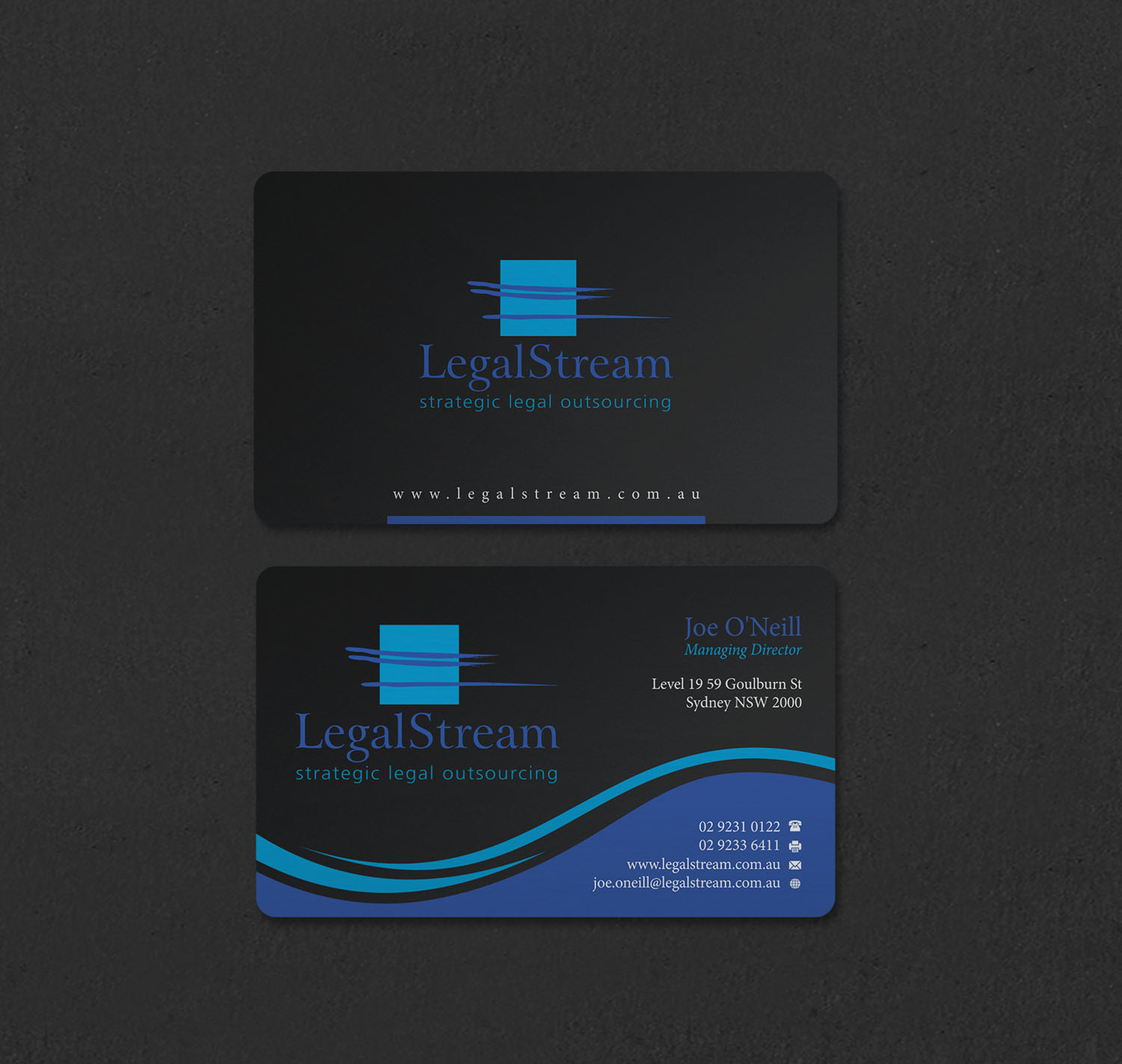 Business Card Design by INDIAN_Ashok for LegalStream Australia Pty Ltd | Design #30067223